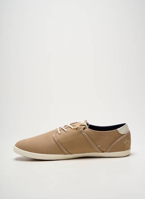 Baskets bout rond bout rond beige FAGUO homme