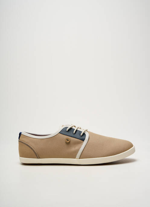 Baskets bout rond bout rond beige FAGUO homme