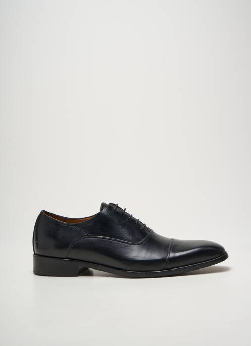 Derbies bout carré talon bas noir BROXTON homme