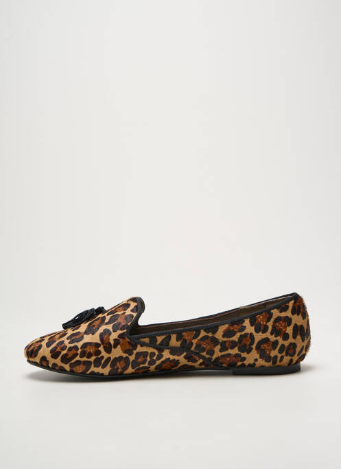 Mocassins bout rond talon plat jusqu'à 3cm marron LES TROPEZIENNES PAR M.BELARBI femme