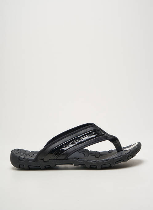 Tongs voute plantaire bout ouvert noir ENERGIE homme