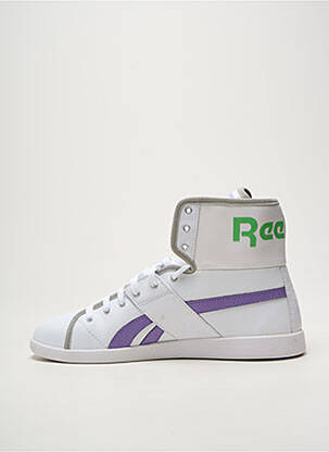 Baskets bout rond talon plat jusqu'à 3cm blanc REEBOK femme