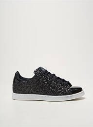 Baskets tissage tissage pailleté talon plat jusqu'à 3cm noir VICTORIA femme