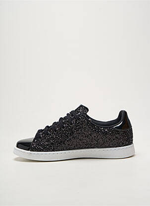 Baskets tissage tissage pailleté talon plat jusqu'à 3cm noir VICTORIA femme