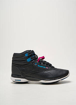 Baskets bout rond talon plat jusqu'à 3cm noir REEBOK femme