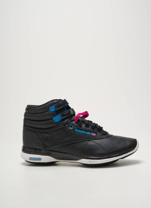 Baskets bout rond talon plat jusqu'à 3cm noir REEBOK femme