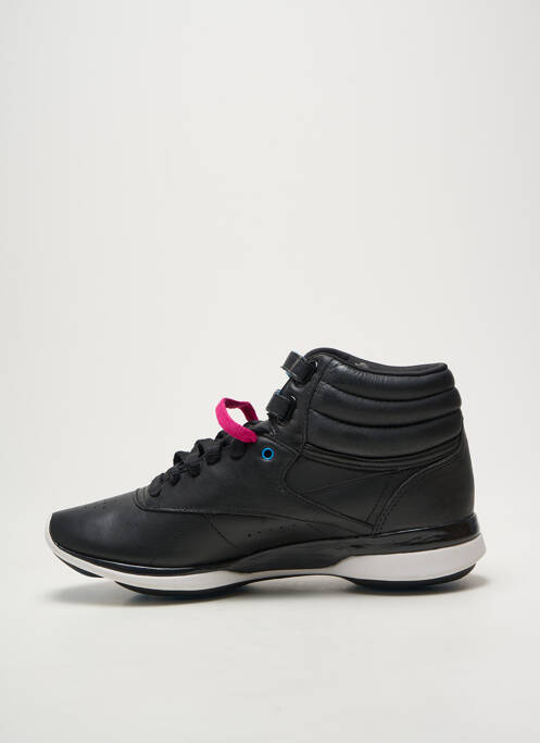 Baskets bout rond talon plat jusqu'à 3cm noir REEBOK femme