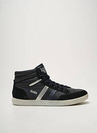 Baskets tissage satiné bout rond noir GOLA homme