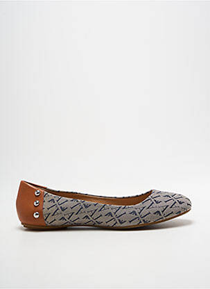 Ballerines bout carré talon plat jusqu'à 3cm marron ARMANI femme