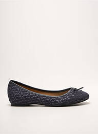 Ballerines bout rond talon plat jusqu'à 3cm noir ARMANI femme