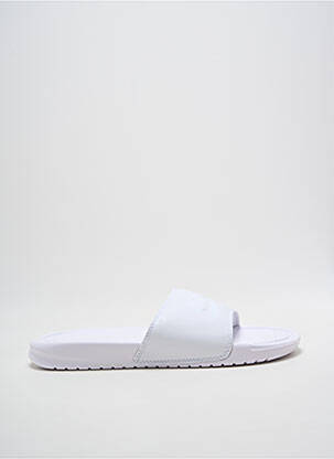 Mules/sabots bout ouvert talon plat jusqu'à 3cm blanc NIKE femme