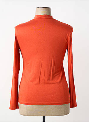 T-shirt manches longues manches longues orange VETISTYLE femme