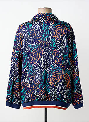 Blouse manches longues manches longues bleu A BELLE femme