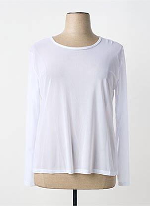 Top stretch manches longues blanc LADY DISCTRICT femme