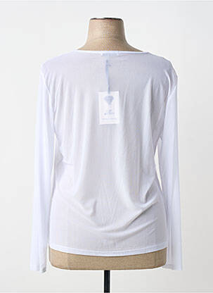 Top stretch manches longues blanc LADY DISCTRICT femme