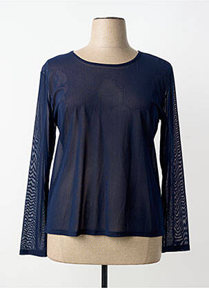 Top stretch manches longues bleu LADY DISCTRICT femme