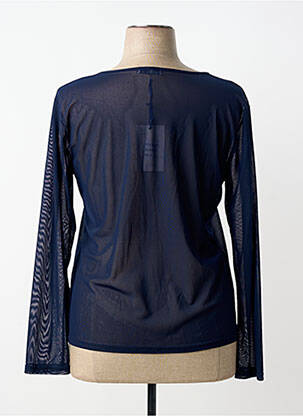 Top stretch manches longues bleu LADY DISCTRICT femme