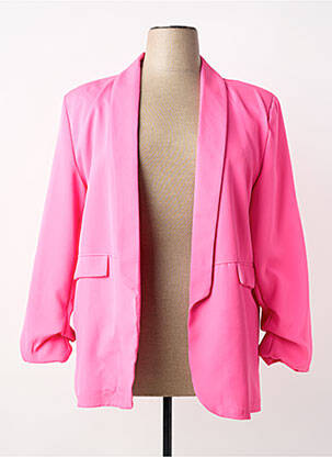 Blazer poches rose JOLIFLY & JUSTINE Y femme