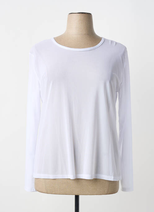 Top stretch manches longues blanc LADY DISCTRICT femme