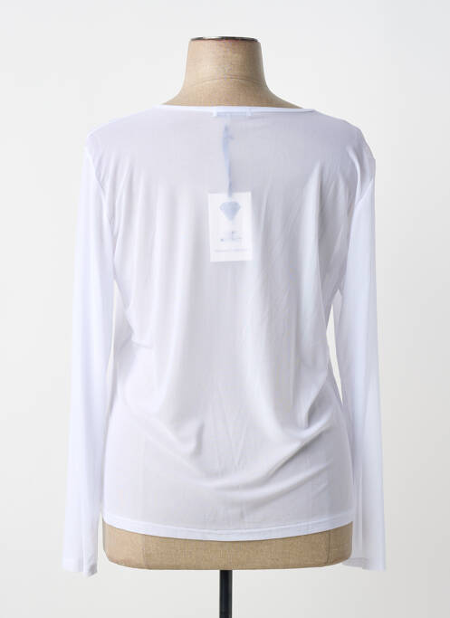 Top stretch manches longues blanc LADY DISCTRICT femme