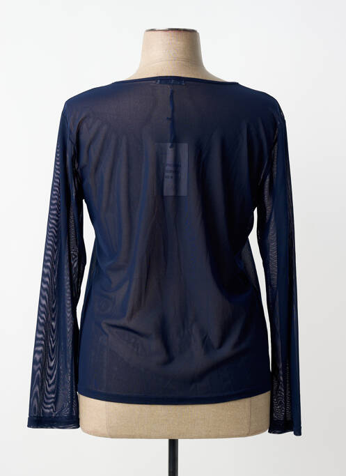 Top stretch manches longues bleu LADY DISCTRICT femme