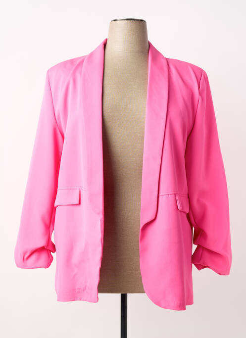 Blazer poches rose JOLIFLY & JUSTINE Y femme