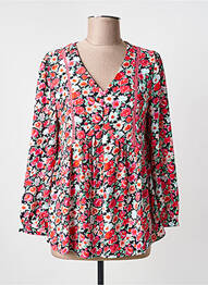 Blouse imprimé fleurs manches longues rose A BELLE femme