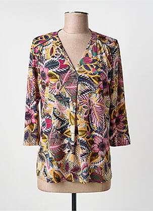 T-shirt manches 3/4 manches 3/4 rose RENATTO BENE femme