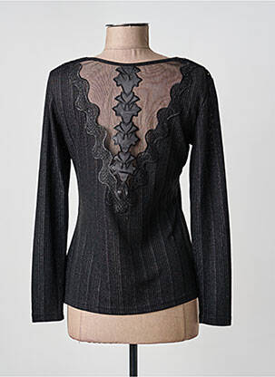 Top stretch manches longues noir JUS D'ORANGE femme
