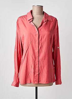 Chemisier coupe cintrée manches longues rose SARAH JOHN femme
