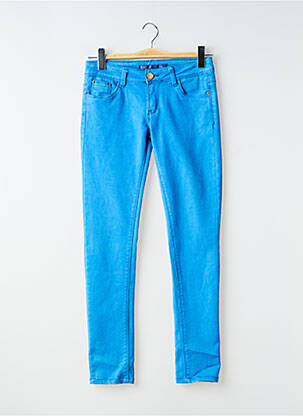 Jeans skinny stretch taille basse bleu R.DISPLAY femme