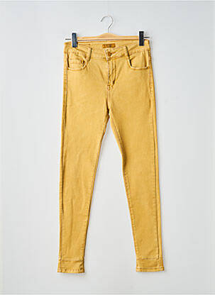Jeans skinny taille normale taille normale jaune VOGGO femme