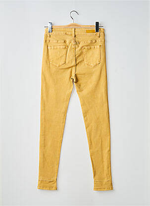 Jeans skinny taille normale taille normale jaune VOGGO femme