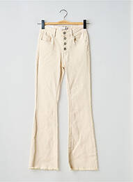 Jeans bootcut tissage denim beige R.DISPLAY femme