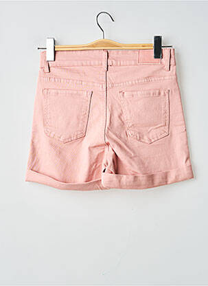 Short tissage denim rose VOGGO femme