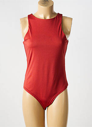 Body stretch sans manche orange DROLE DE COPINE femme