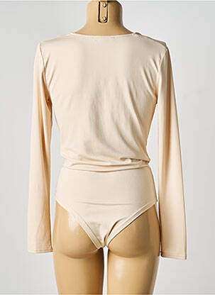 Body stretch manches longues beige DROLE DE COPINE femme