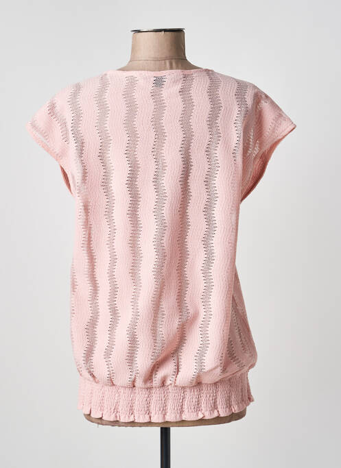 Top manches courtes manches courtes rose A BELLE femme