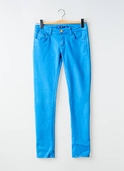 Jeans skinny stretch taille basse bleu R.DISPLAY femme