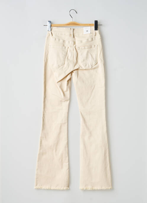 Jeans bootcut tissage denim beige R.DISPLAY femme