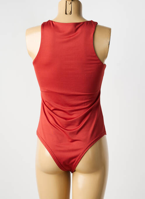 Body stretch sans manche orange DROLE DE COPINE femme