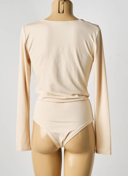 Body stretch manches longues beige DROLE DE COPINE femme