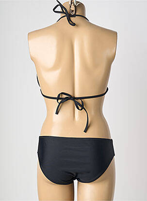 Maillot de bain 2 pièces stretch haut soutien-gorge push-up noir VERY ZEN femme