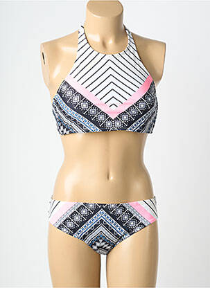 Maillot de bain 2 pièces stretch brassieres rose NEUFRED femme