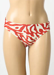 Bas de maillot de bain imprimé fantaisie culotte orange LAGON BLEU femme