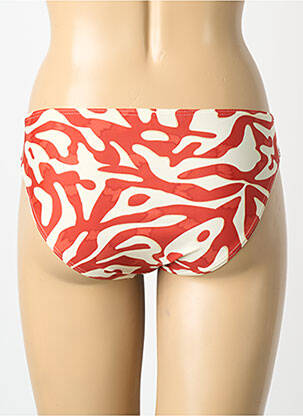 Bas de maillot de bain imprimé fantaisie culotte orange LAGON BLEU femme