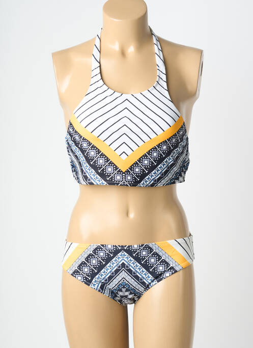 Maillot de bain 2 pièces stretch brassieres bleu fonce NEUFRED femme
