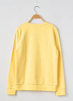 Sweat-shirt stretch manches longues jaune HUGO BOSS garçon