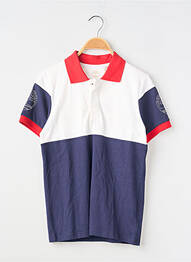 Polo stretch manches courtes bleu TIMBERLAND garcon