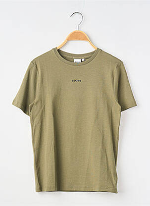 T-shirt stretch manches courtes vert HUGO BOSS garçon